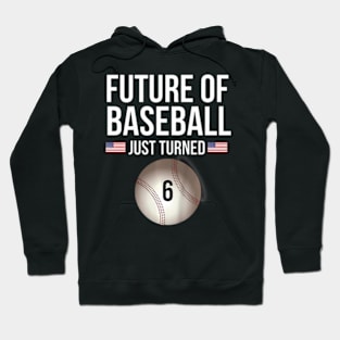 Kids 6Th Birthday Baseball For 6 Year Old Birthday Hoodie